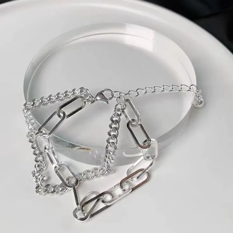 Hip Hop Stitching Double Bracelet
