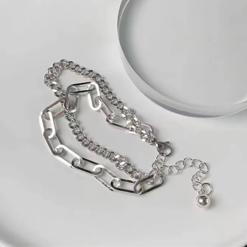 Hip Hop Stitching Double Bracelet
