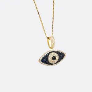 Iced Diamond Pendant Hip Hop Necklace