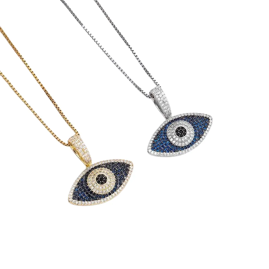 Iced Diamond Pendant Hip Hop Necklace