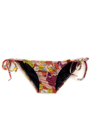 In Heroes We Trust x Clare Bare Eventide String Bikini Bottom in Red Floral