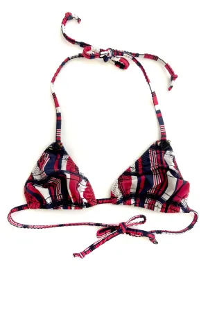 In Heroes We Trust x Clare Bare Eventide String Bikini Top in Plaid