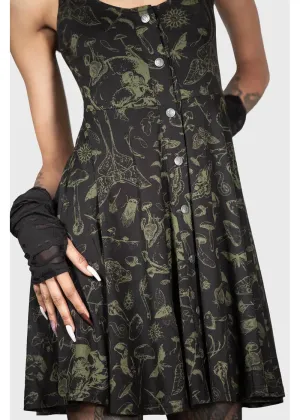 Killstar Leslynn 60's Babydoll Dress Black