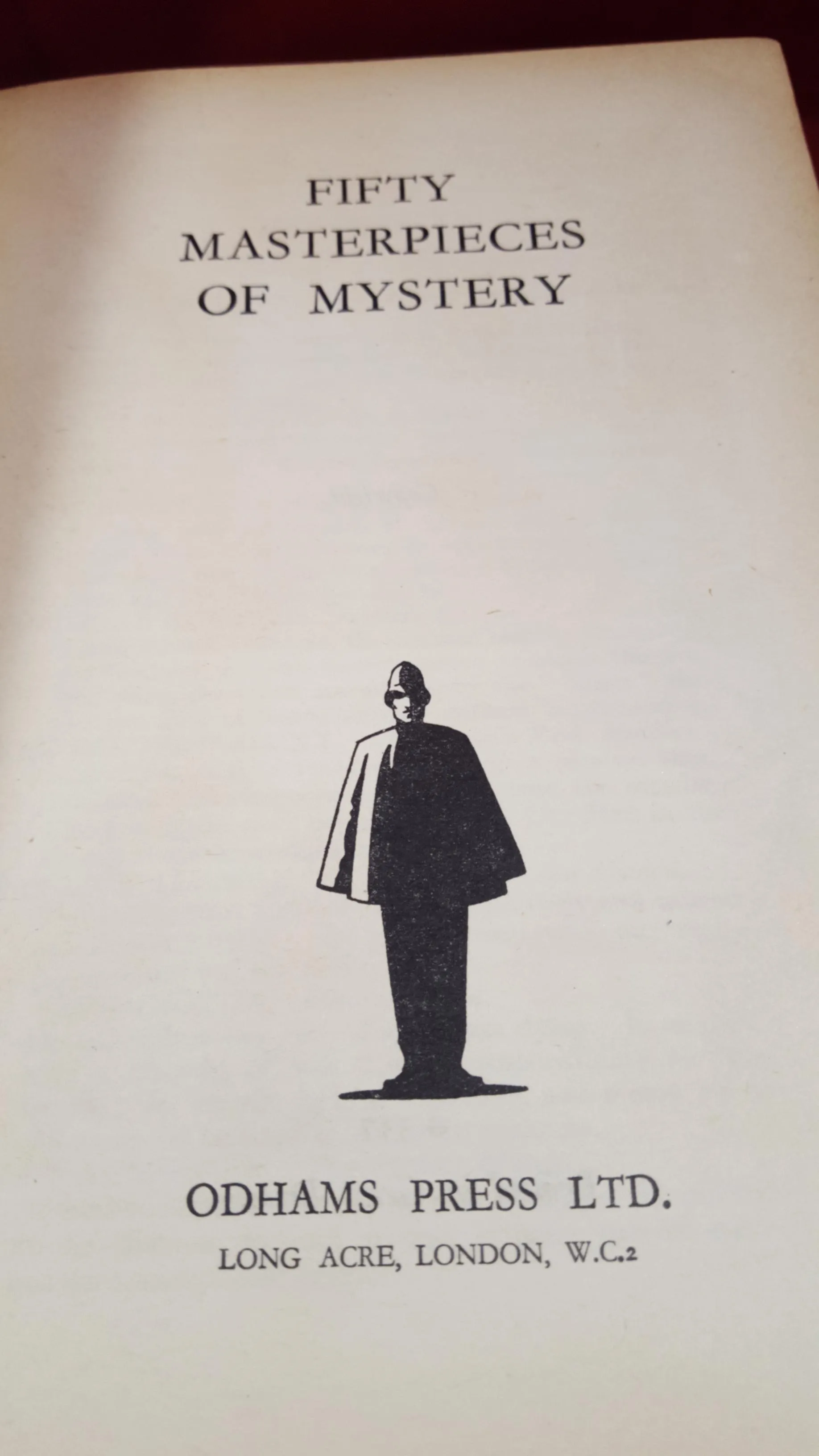 L P Hartley - Fifty Masterpieces of Mystery, Odhams Press, no date