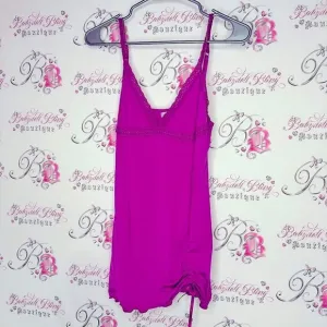 La senza dress rutched lace sexy nighty gown Purple Lace Chemise ribbon