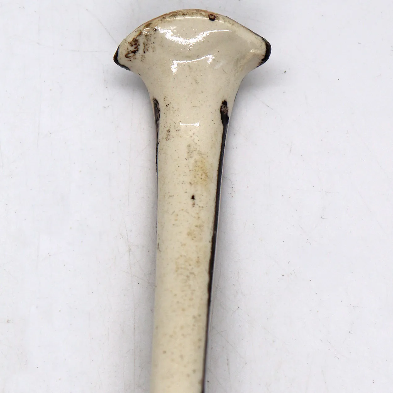 Large English W. T. Copeland Transferware Pottery India Tree Ladle