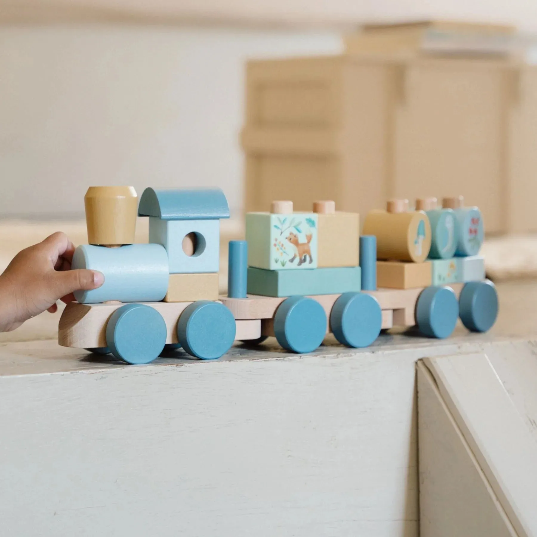 Little Dutch Stacking Train - Forest Friends