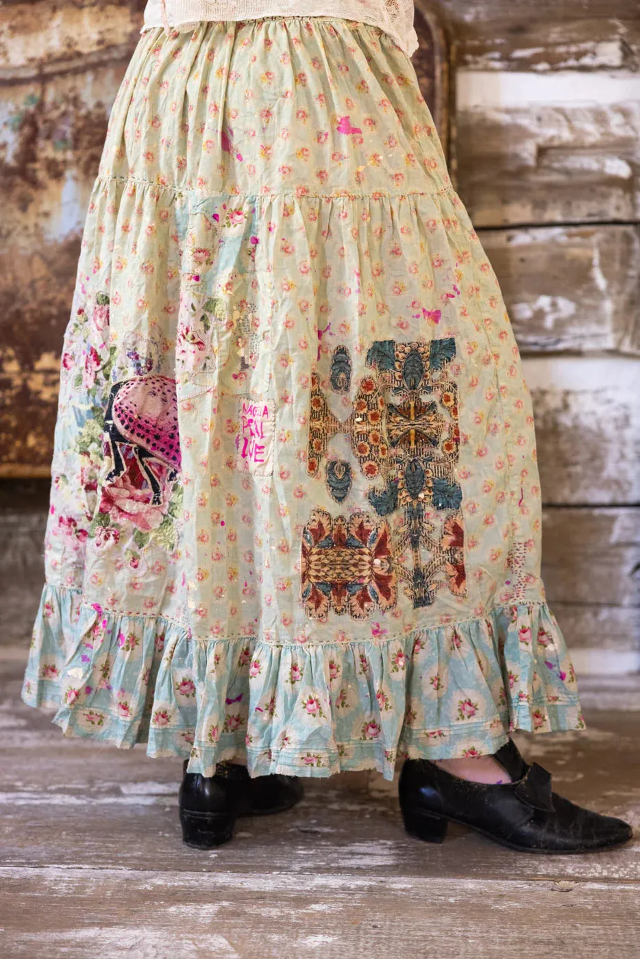 Magnolia Pearl Applique Friendship Skirt