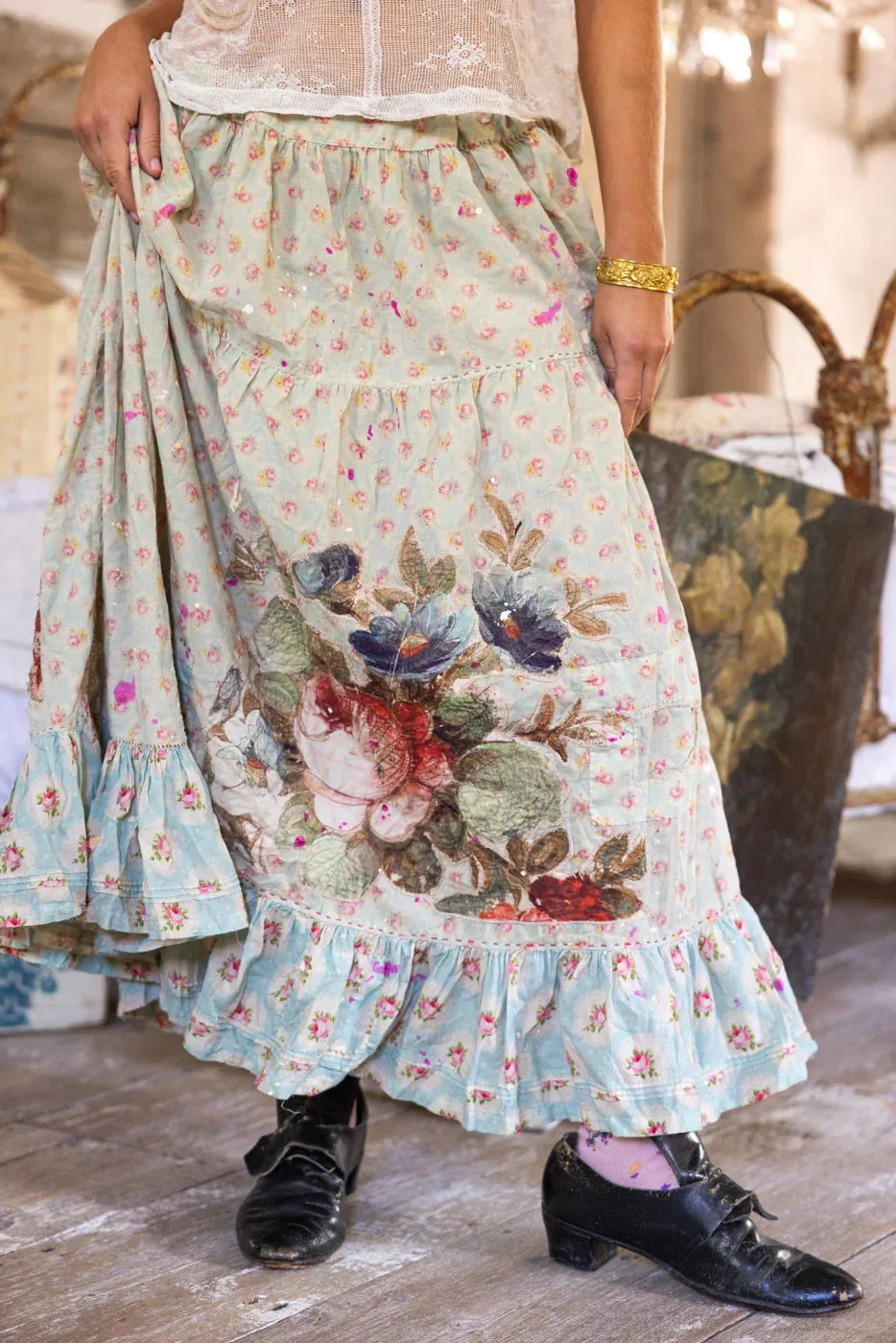 Magnolia Pearl Applique Friendship Skirt