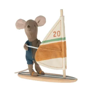 maileg surfer beach mouse, little brother