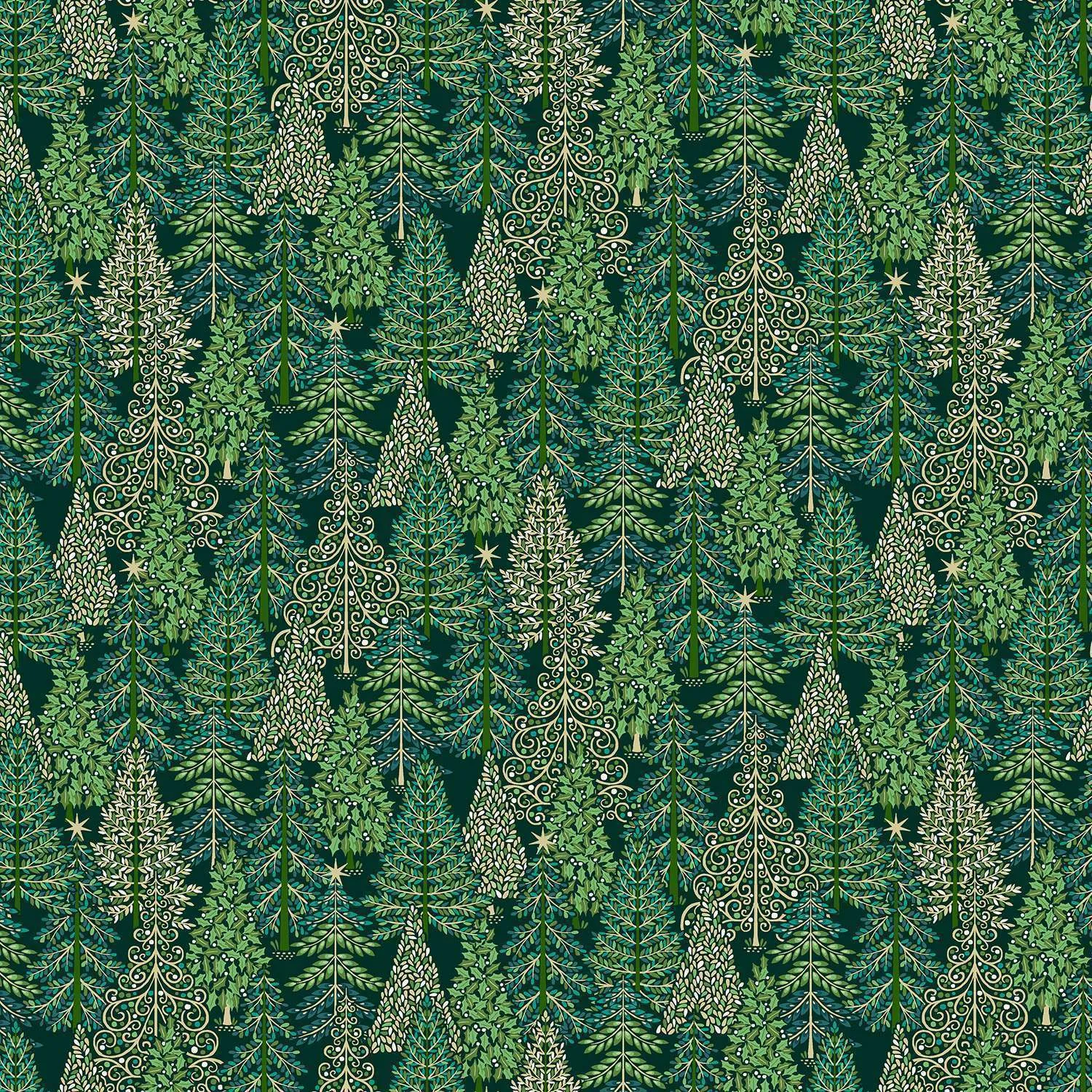 Makower | Enchanted | Christmas Forest | Green