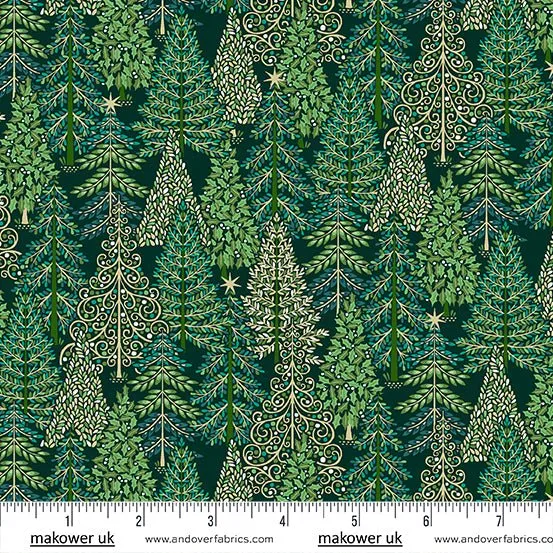 Makower | Enchanted | Christmas Forest | Green