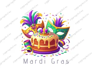 Mardi Gras, Png Sublimation Design, Happy Mardi Gras Png, Black Girl Art, Mardi Gras Carnival Png, Digital Download