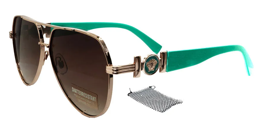 Men & Women Hip Hop Large Aviator Sunglasses