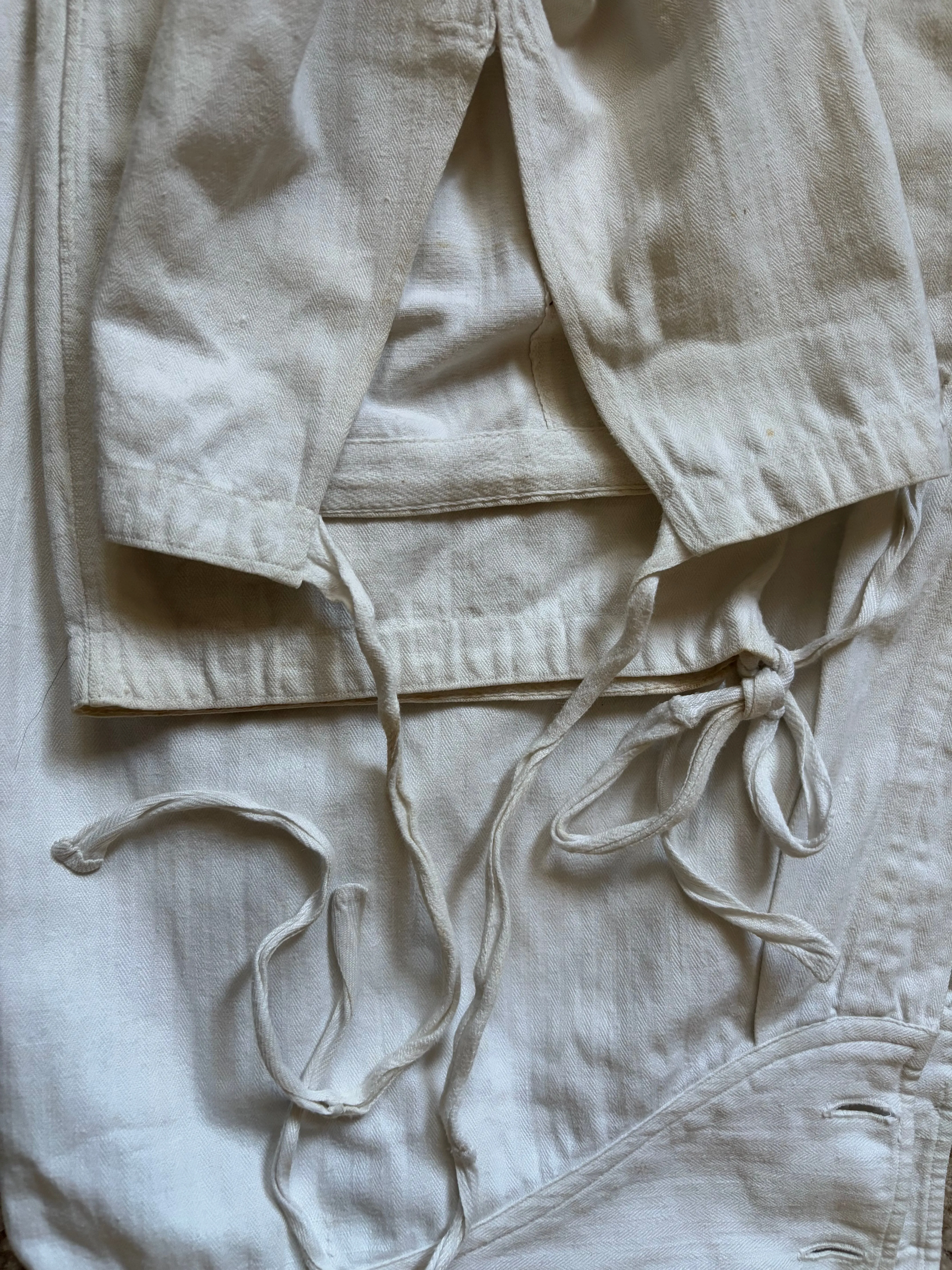 Mid 19th Century Button Front Cinch Back Pants