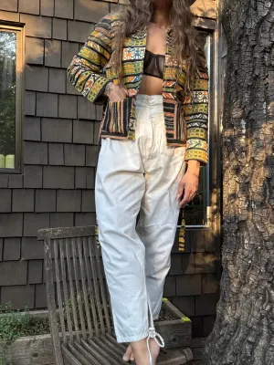 Mid 19th Century Button Front Cinch Back Pants