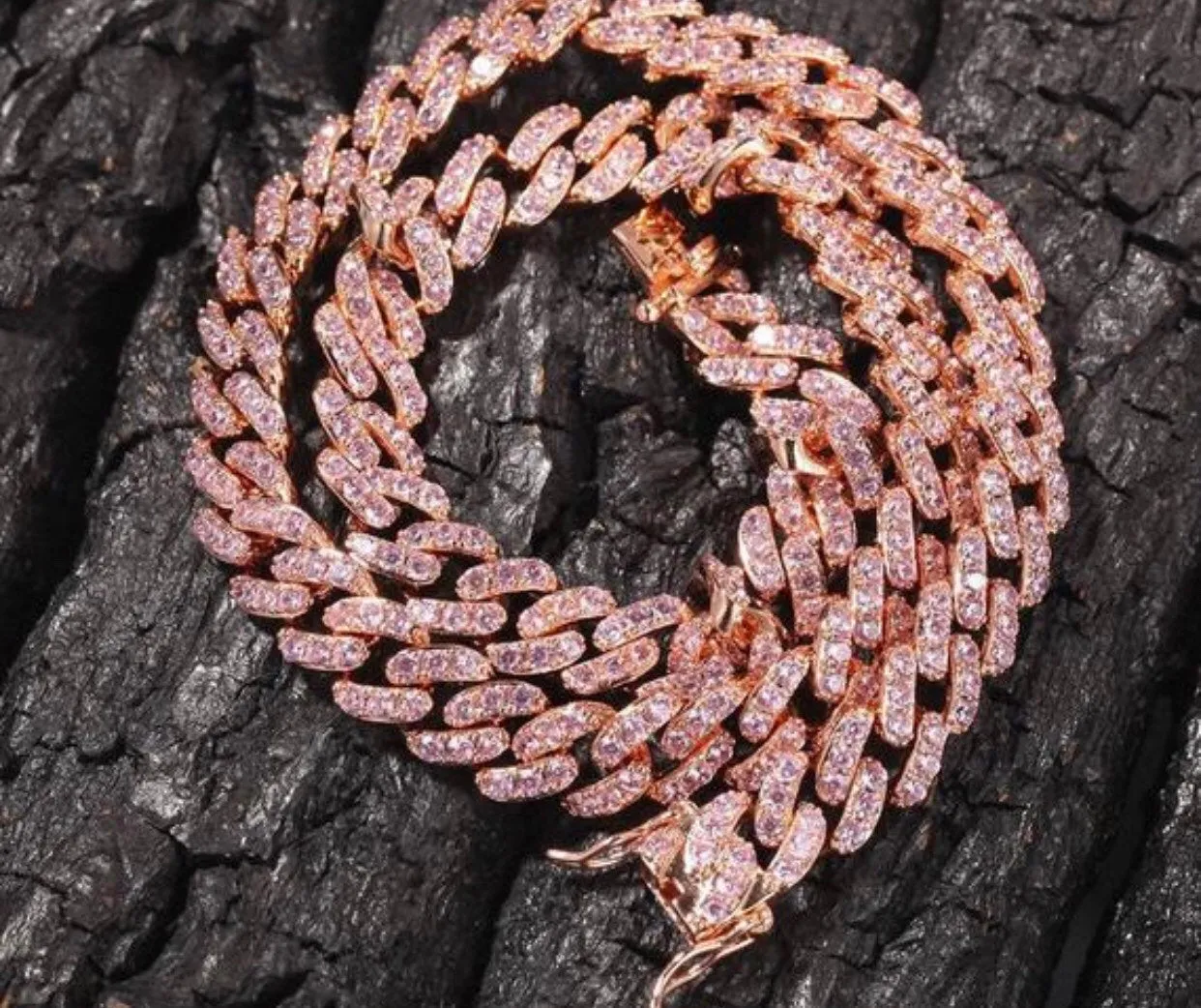 mini cuban chain necklace, blinged iced cuban necklace ,9mm Miami Cuban Necklaces Hiphop Men and women Iced necklace