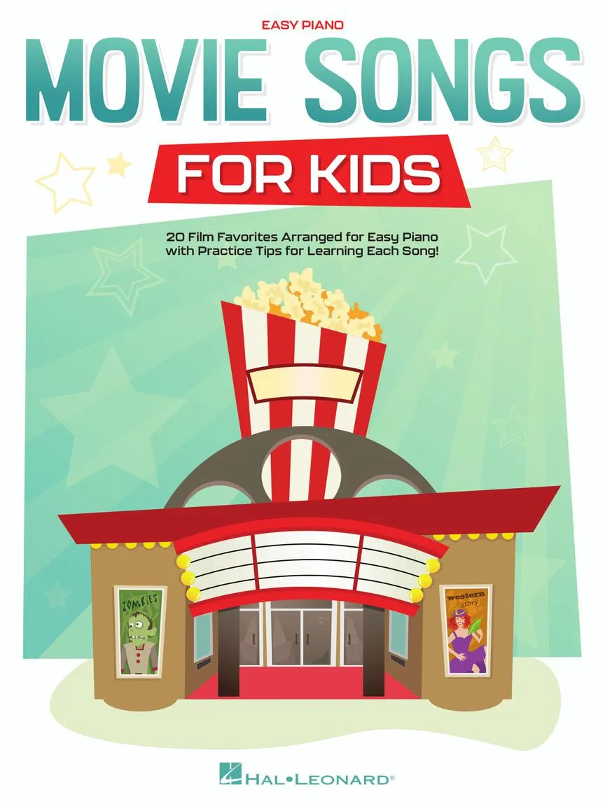Movie Songs for Kids, Easy Piano