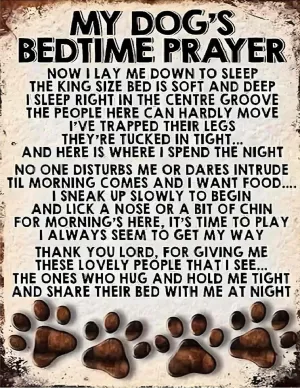 My Dogs Bedtime Prayer AI Enhanced Print Collection Versatile Digital Designed Instant Download Fairycore Cottagecore DIY Craft