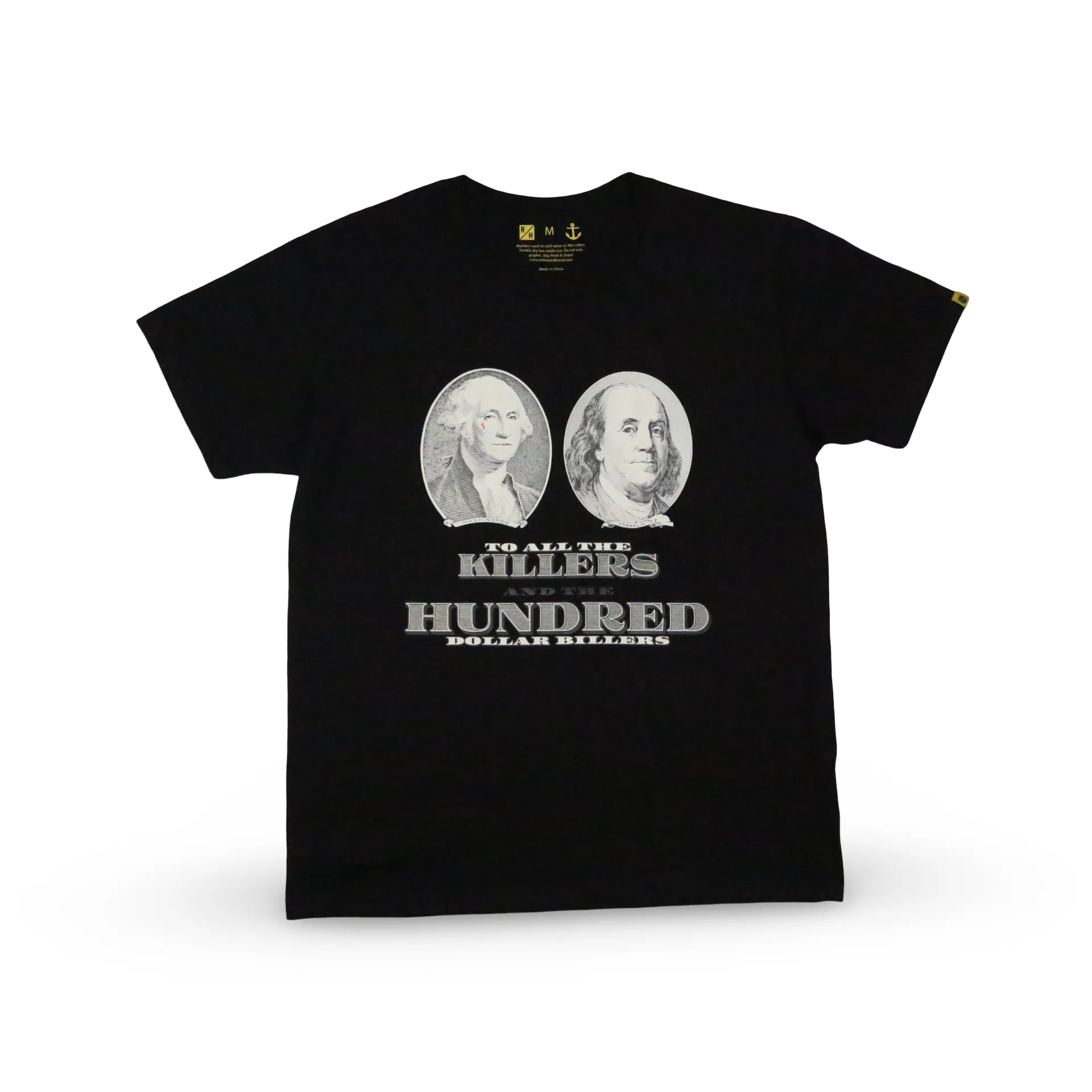 No Feelings T Shirt - Black