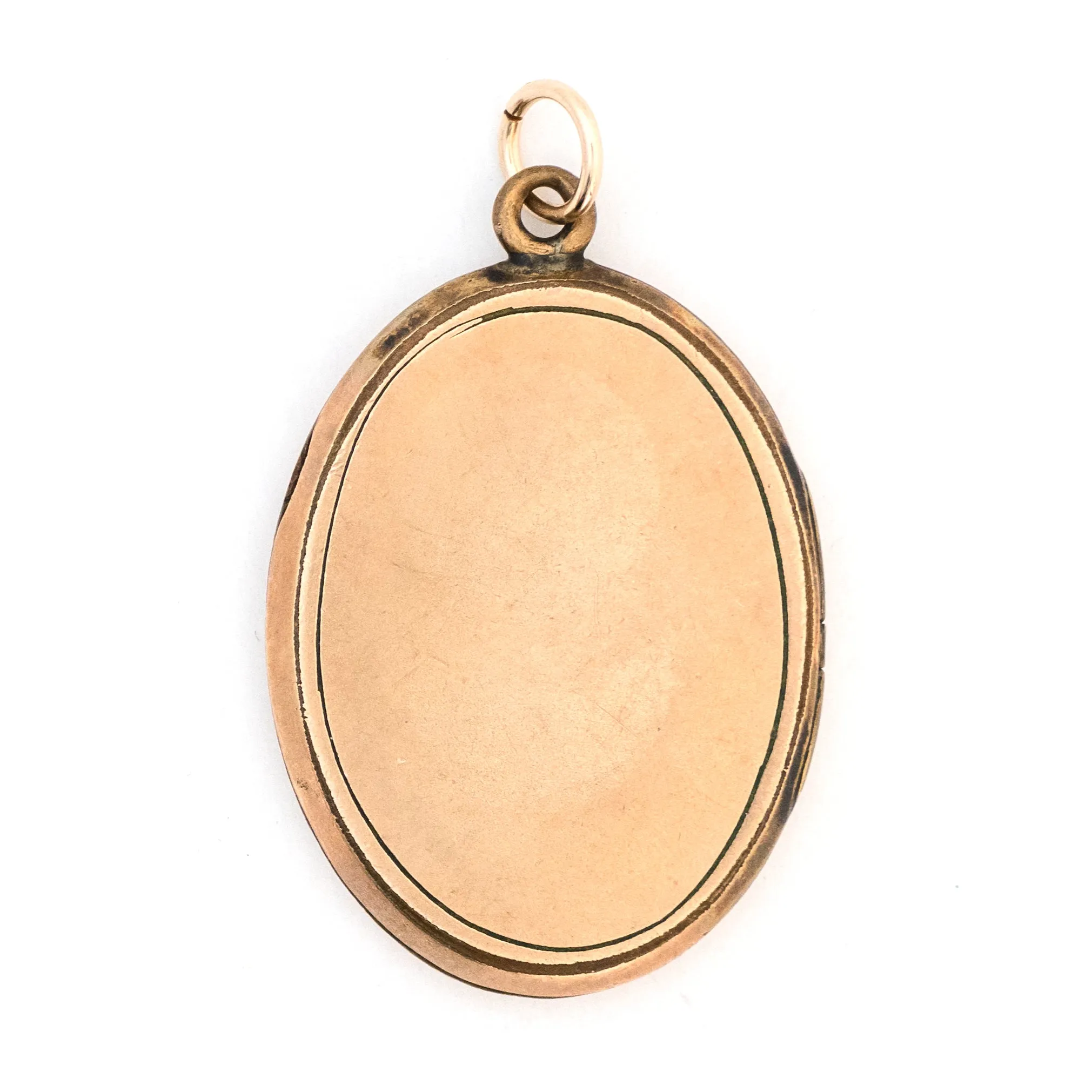 Oval Pansy Locket