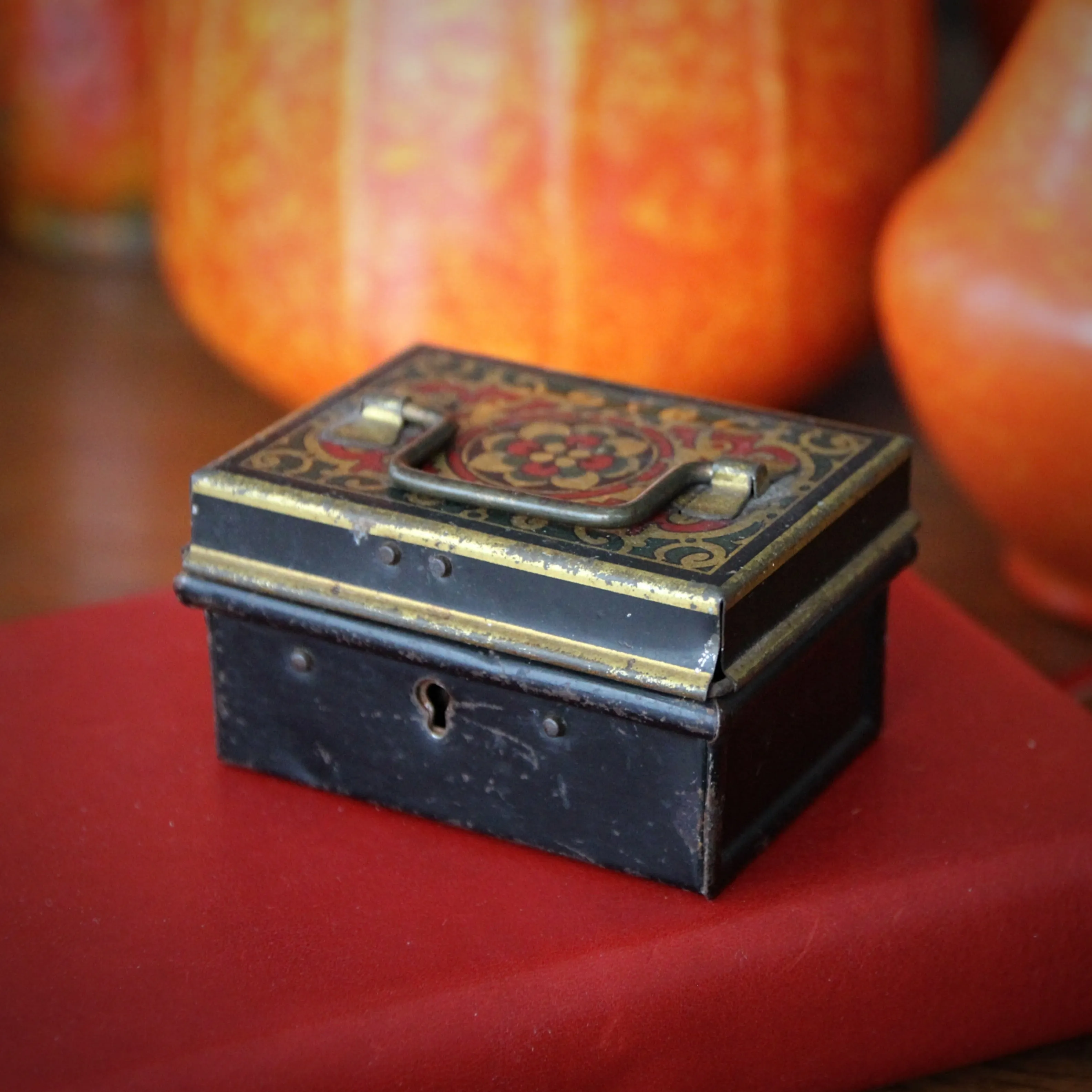 Painted Steel "Money Box"