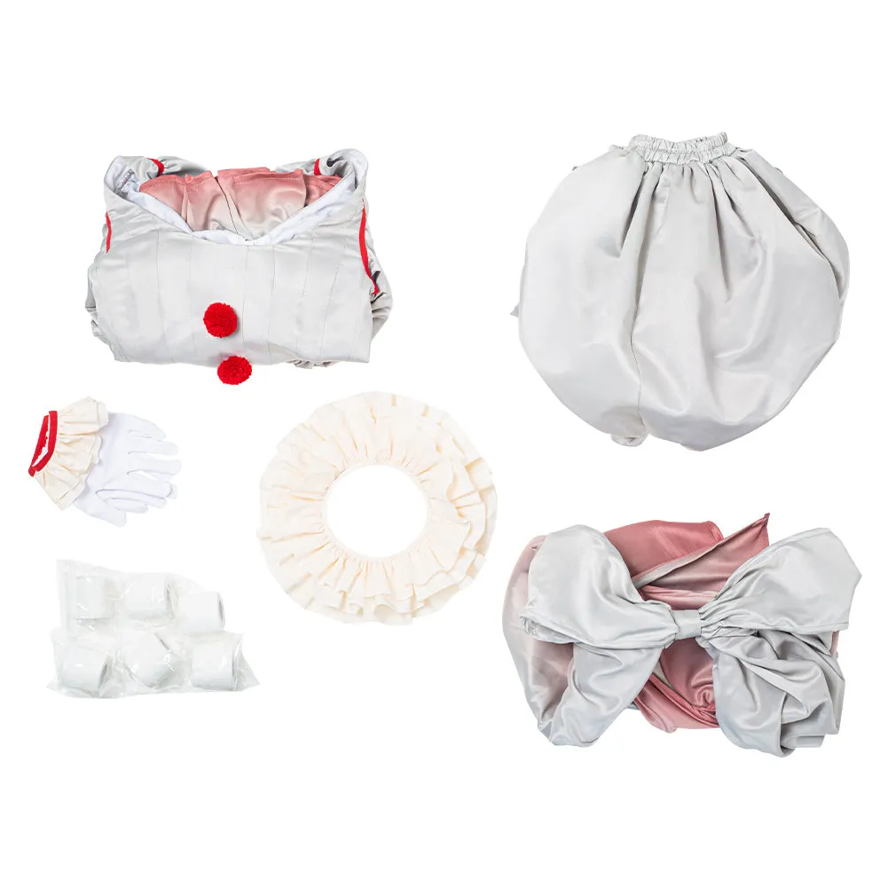 Pennywise Horror Pennywise The Clown Costume Outfit for Women Girls Halloween Carnival Cosplay Costume