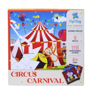 PEPPLAY STICKER PUZZLE - CIRCUS CARNIVAL