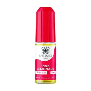 PINK LEMONADE 10ML E LIQUID NICOTINE SALT BY BAR JUICE 5000