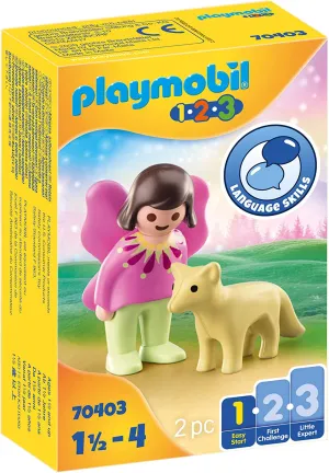 Playmobil 1.2.3 Fairy Friend with Fox