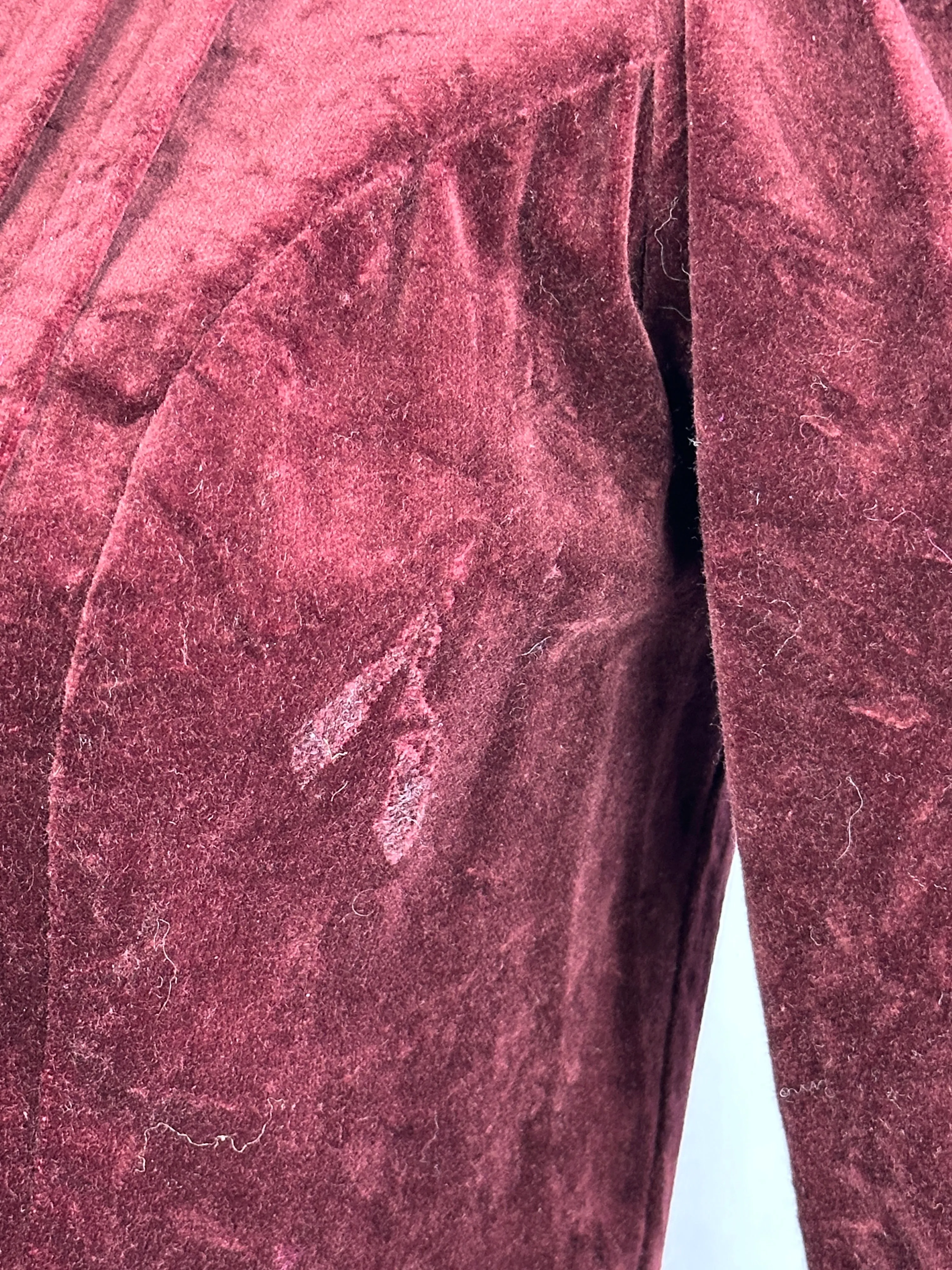 PRAIRIE TALE 70s Gunne Sax Victorian Style Velveteen Dress •  Small
