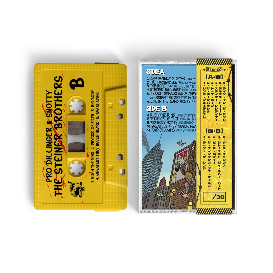 Pro Dillinger x Snotty - The Steiner Brothers (Cassette Tape With Obi Strip) VERY LIMITED