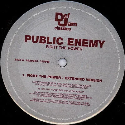 Public Enemy – Fight The Power VG