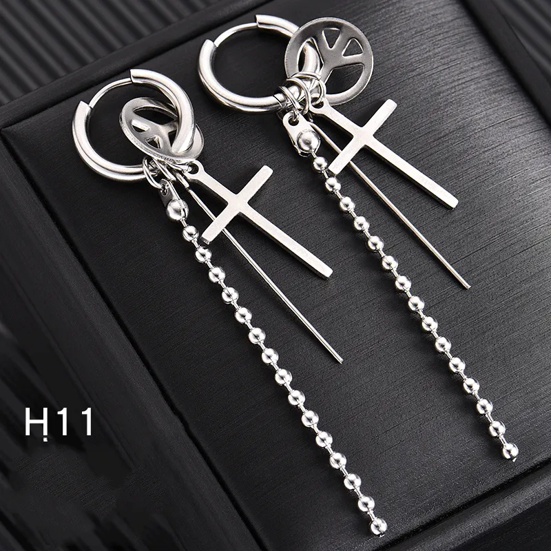 Punk Hip Hop Earrings YC24480