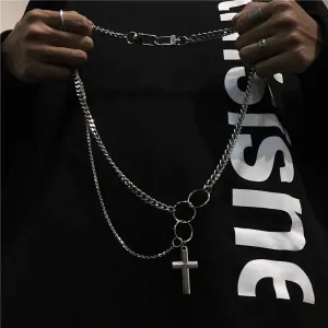 "HIP HOP CROSS" NECKLACE S031006