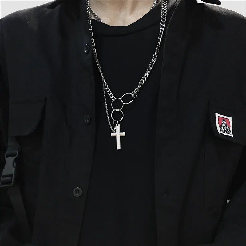 "HIP HOP CROSS" NECKLACE S031006