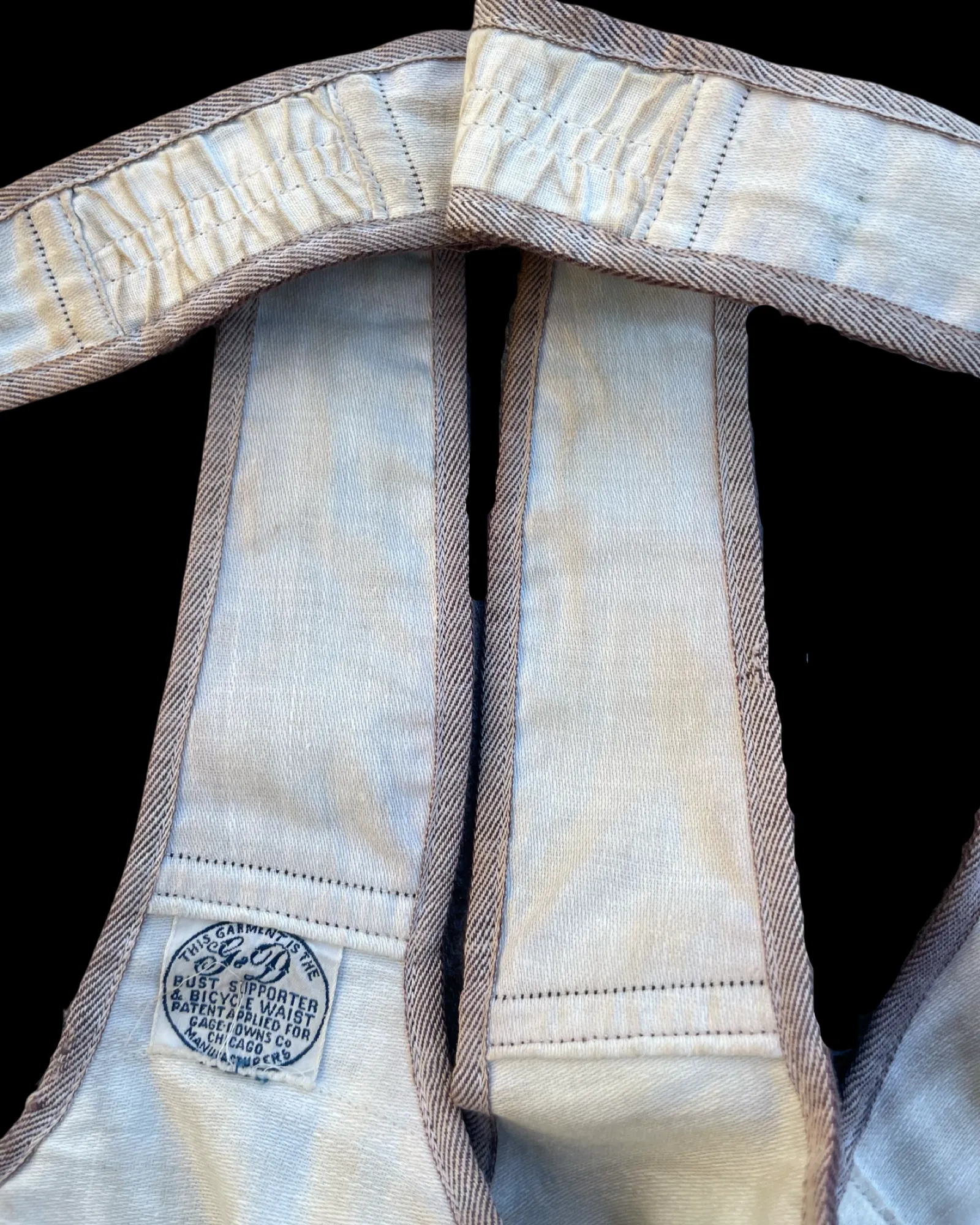 RARE Late 1890s Gage-Downs Co. Bust Supporter/ Bicycle Waist