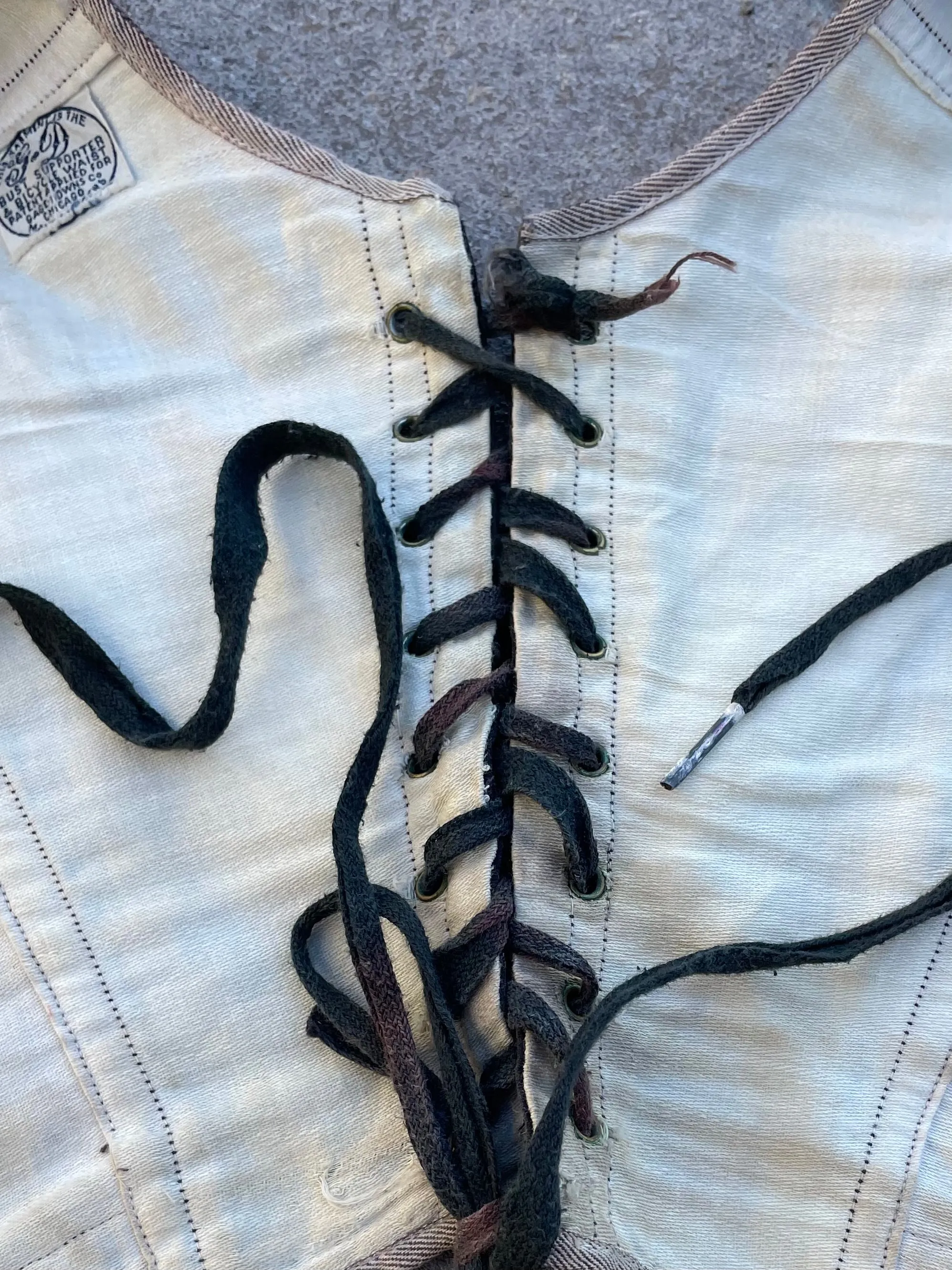RARE Late 1890s Gage-Downs Co. Bust Supporter/ Bicycle Waist