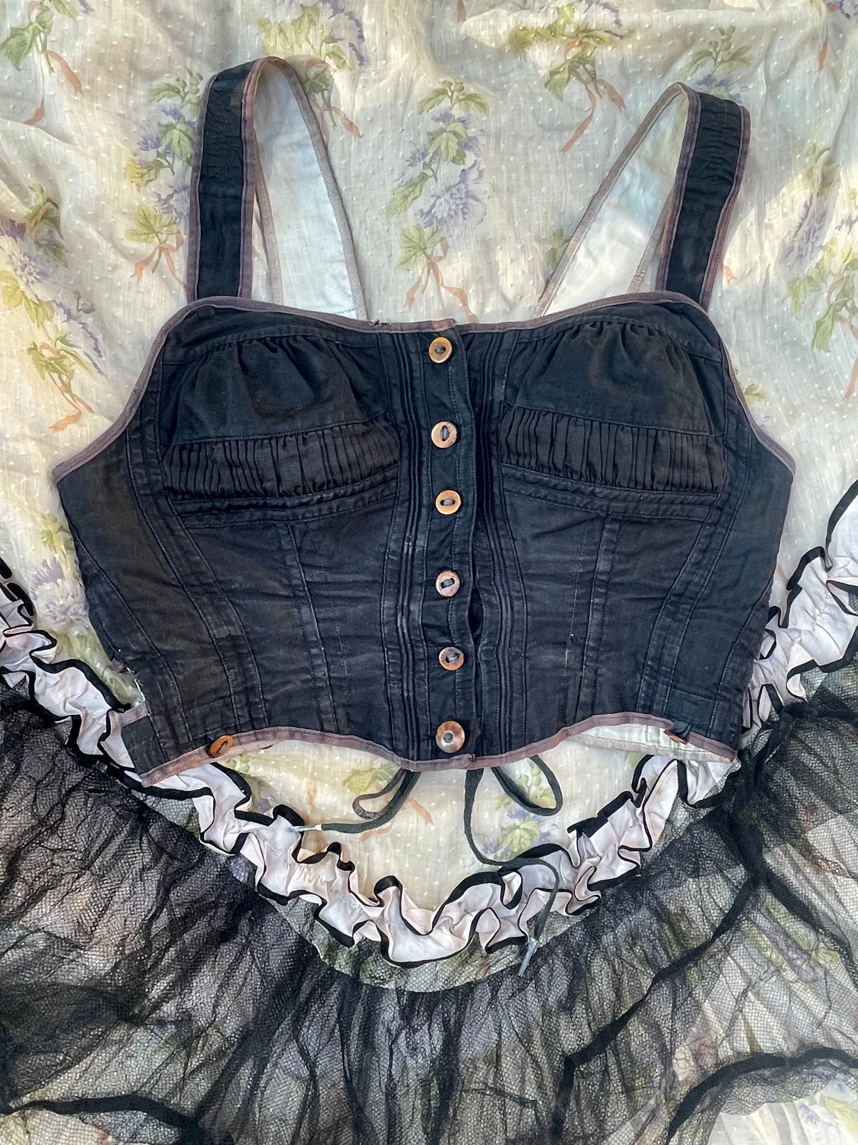 RARE Late 1890s Gage-Downs Co. Bust Supporter/ Bicycle Waist