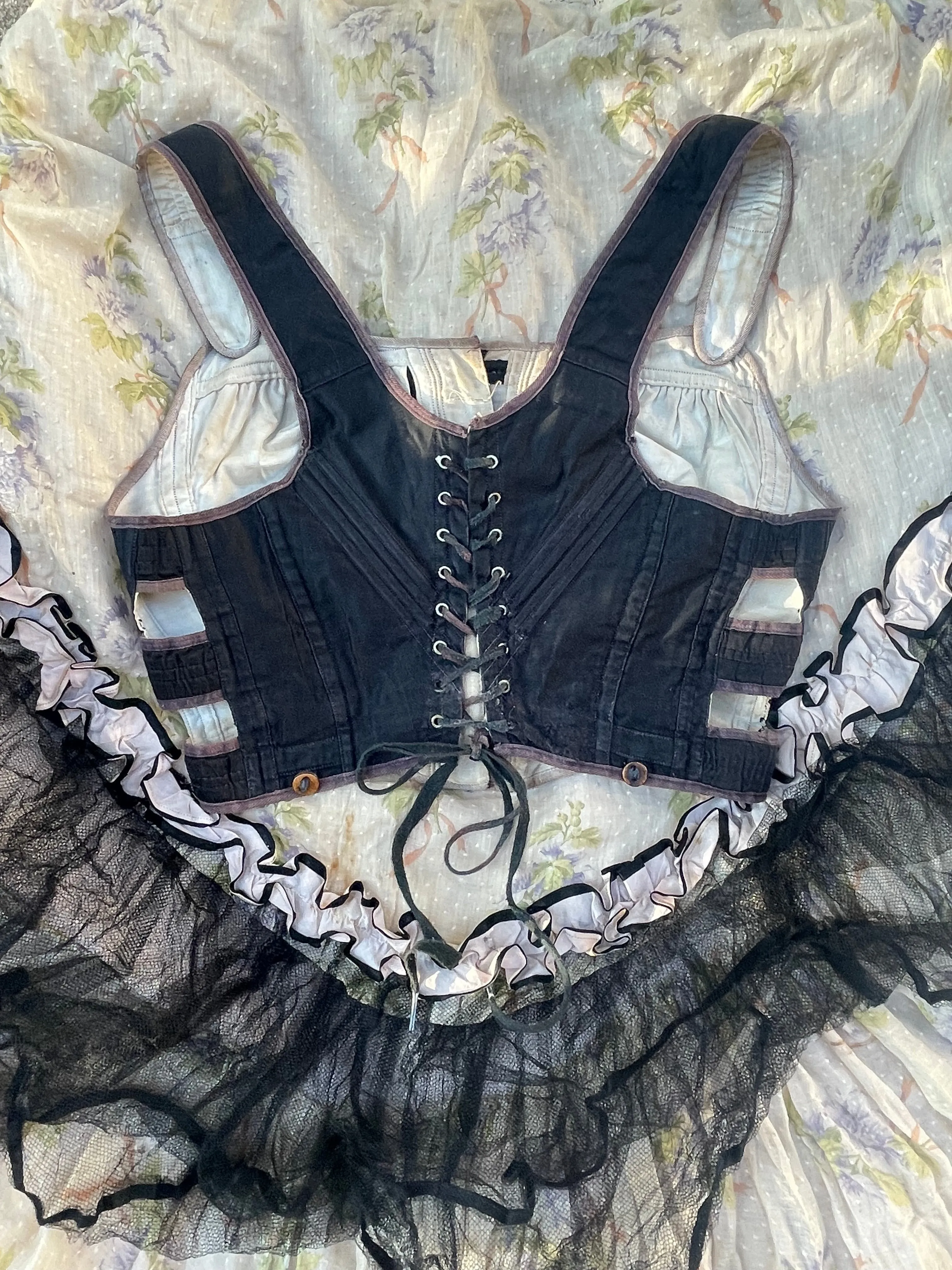 RARE Late 1890s Gage-Downs Co. Bust Supporter/ Bicycle Waist