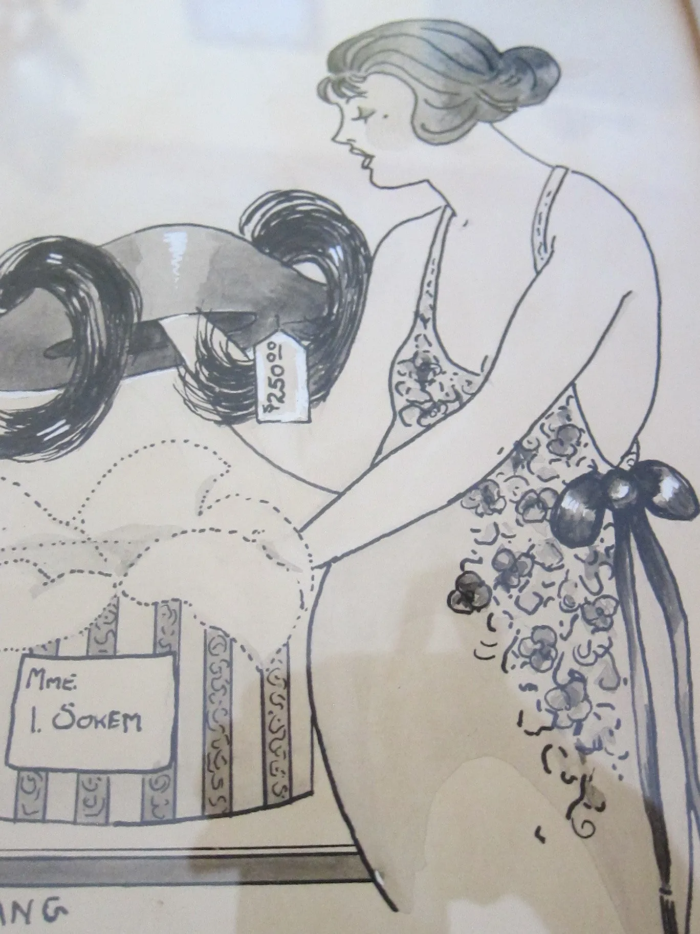 Realistic Pencil Drawing by Walter Lang "Overhead Expense Satire"