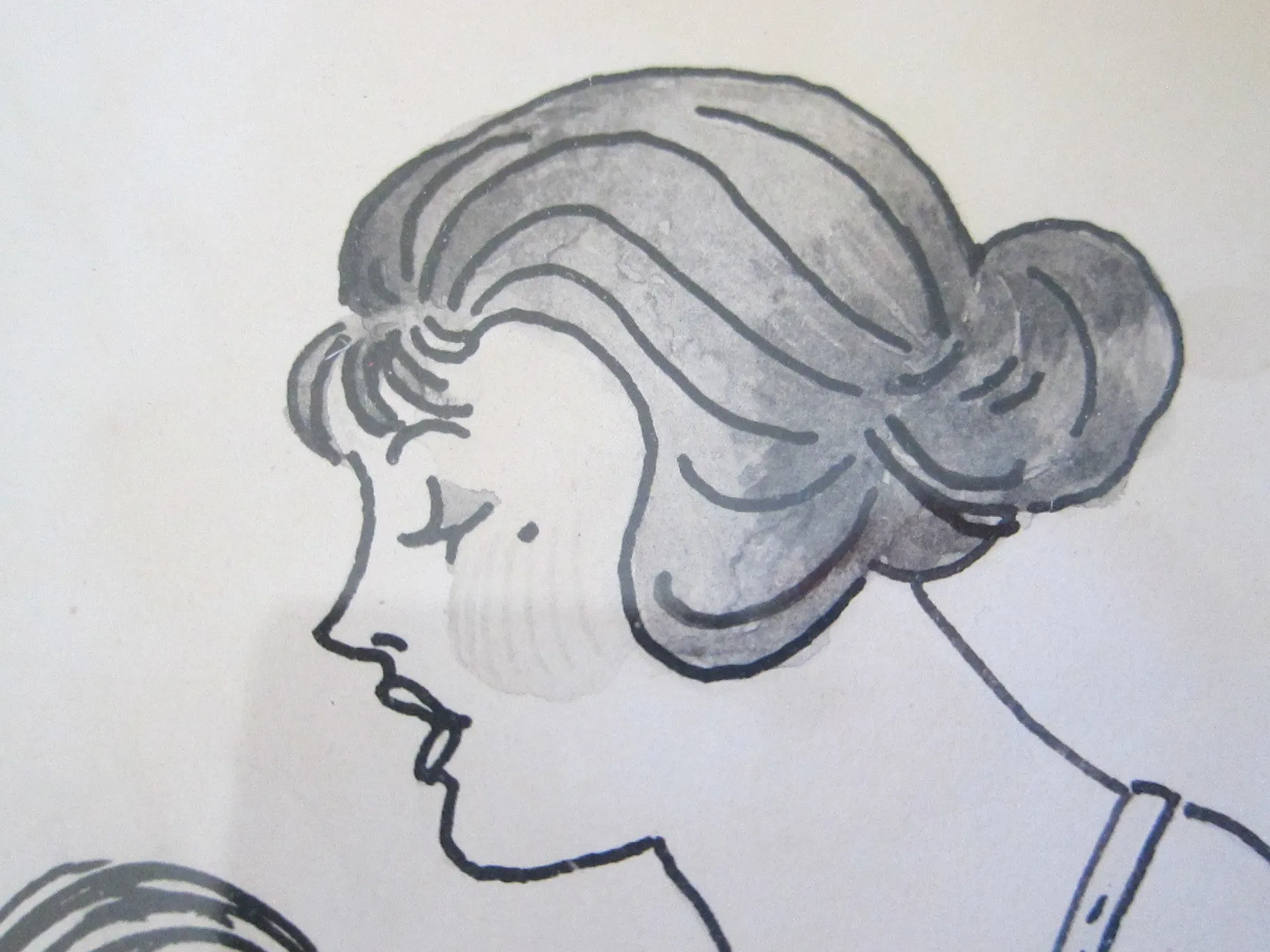 Realistic Pencil Drawing by Walter Lang "Overhead Expense Satire"