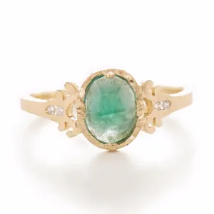 Relic Victorian Emerald Ring