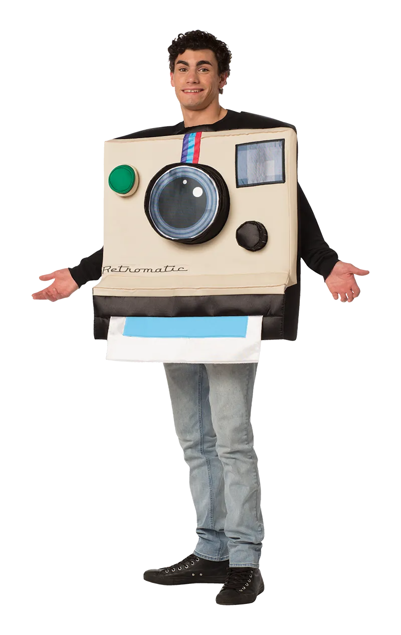 Retro Polaroid Camera Costume