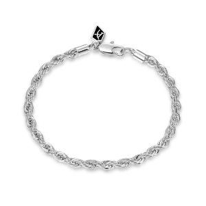 Rope Bracelet - White Gold