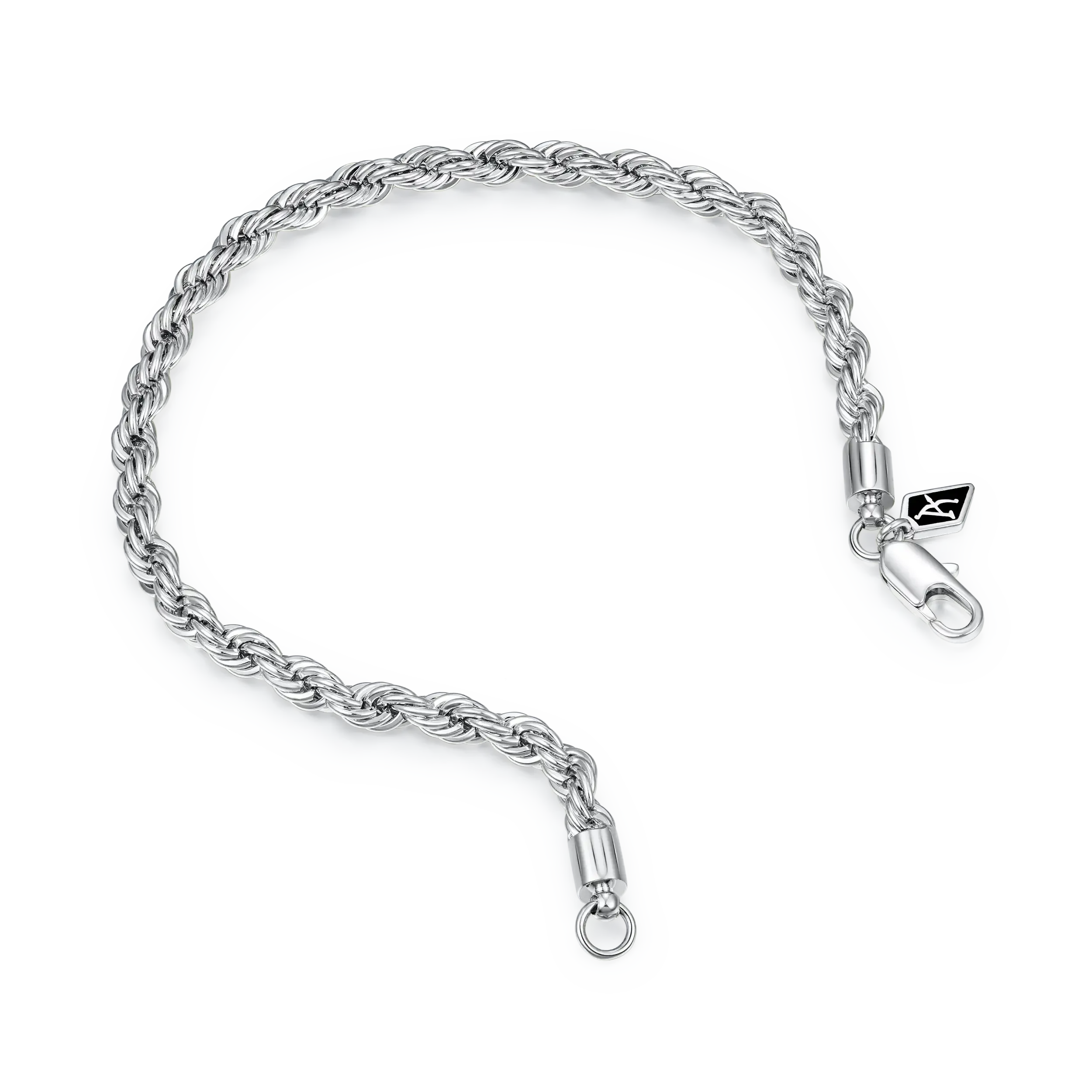 Rope Bracelet - White Gold