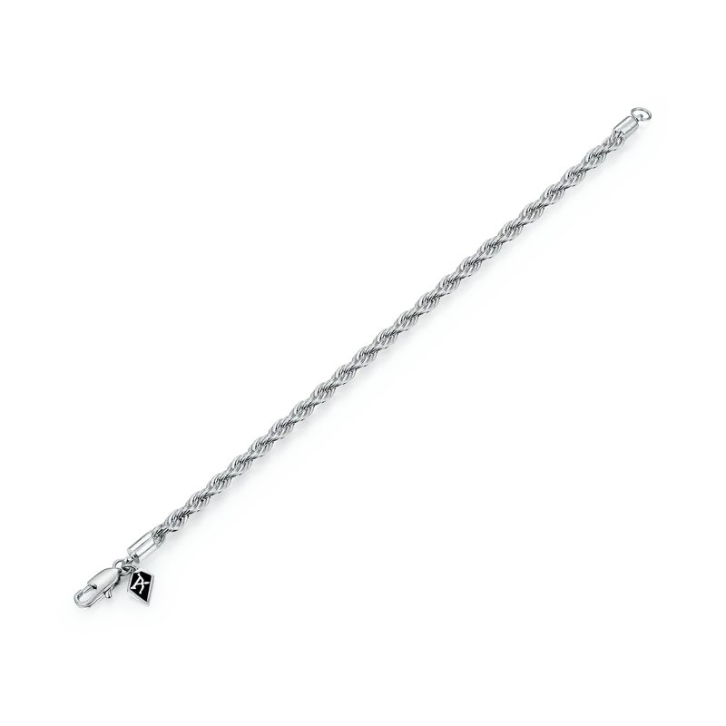 Rope Bracelet - White Gold