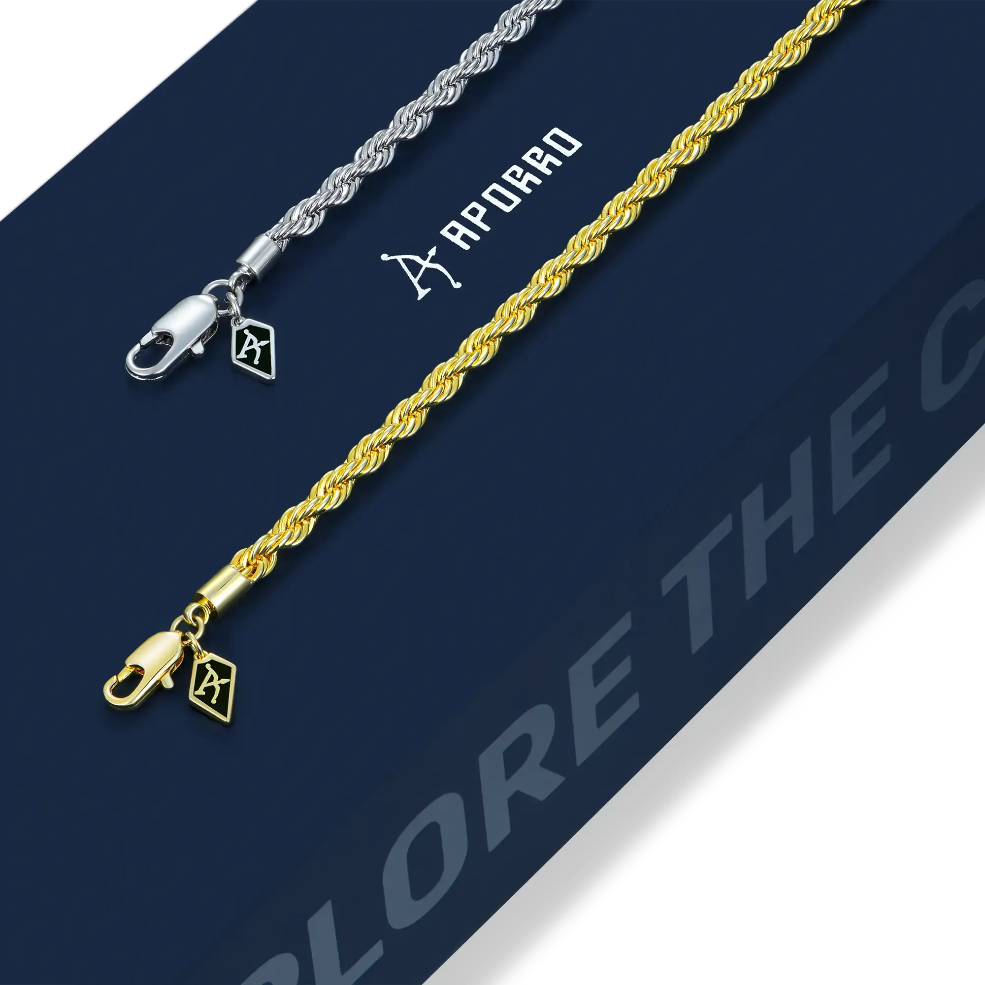 Rope Bracelet - White Gold