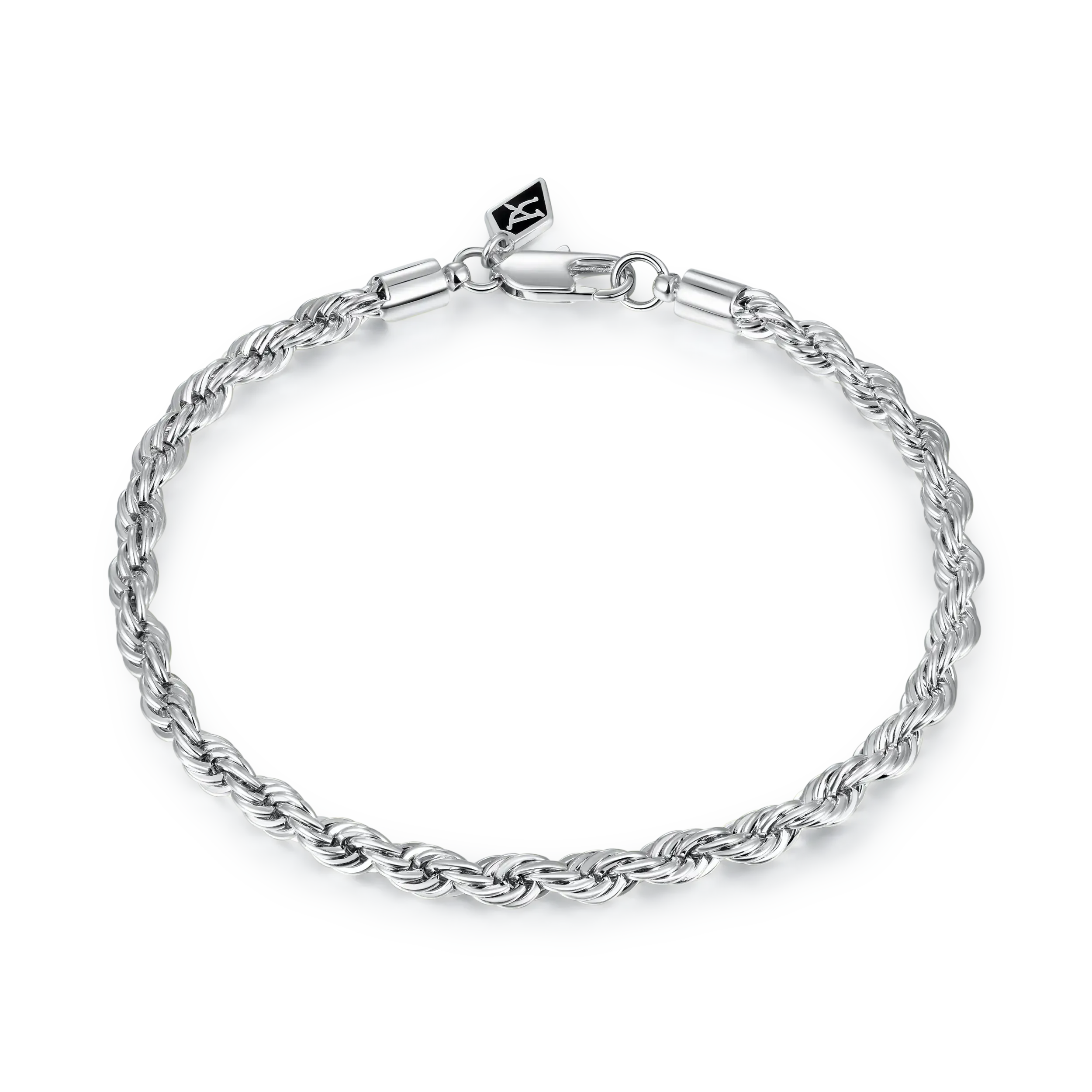 Rope Bracelet - White Gold