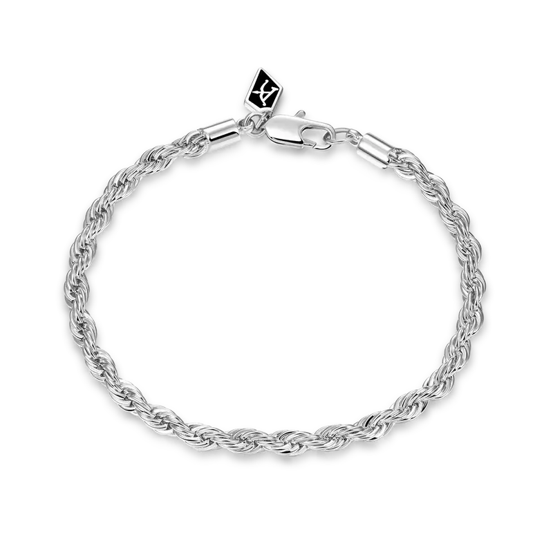 Rope Bracelet - White Gold